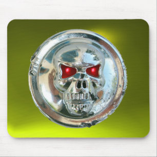 CHROME SKULL, Gult Topaz Musmatta