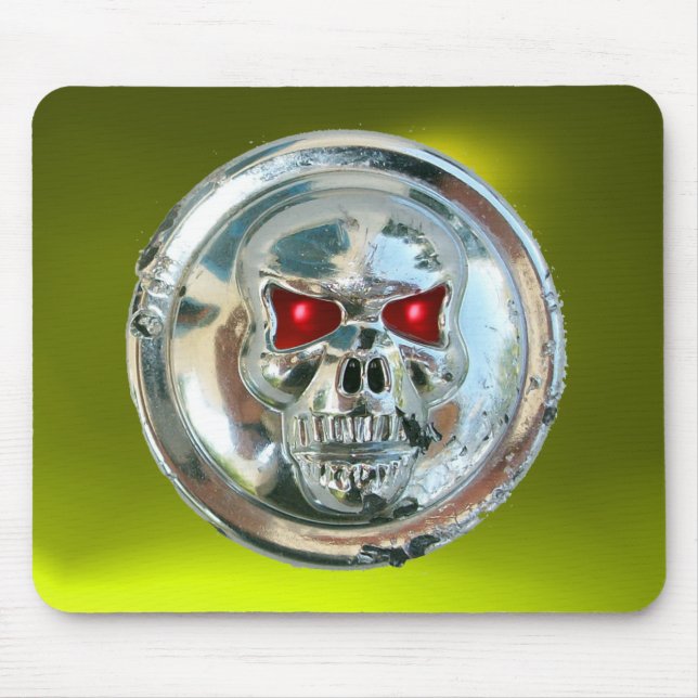 CHROME SKULL, Gult Topaz Musmatta (Framsidan)