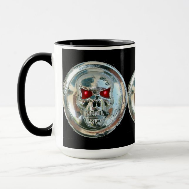 CHROME SKULL MUGG (Vänster)