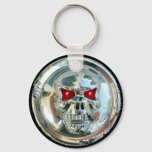 CHROME SKULL NYCKELRING