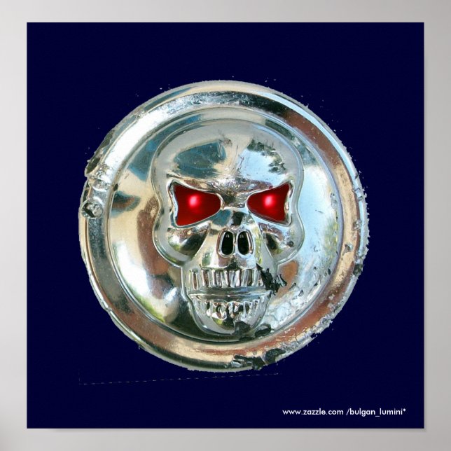 CHROME SKULL POSTER (Framsidan)