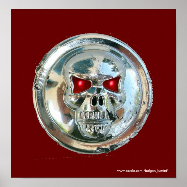CHROME SKULL POSTER (Framsidan)
