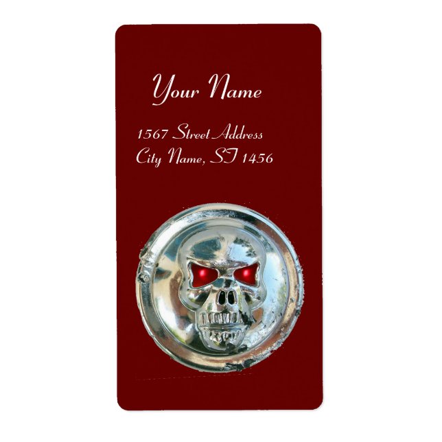CHROME SKULL Red Fraktsedel (Framsidan)