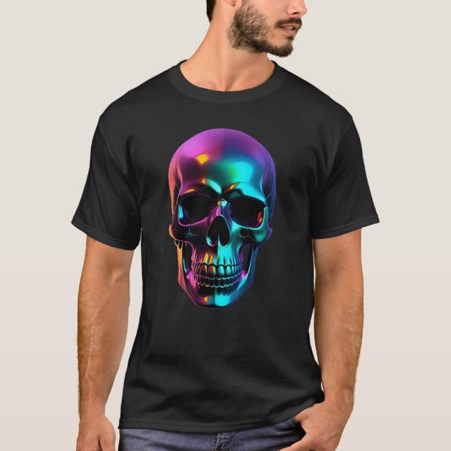 Chrome Skull T-Shirt (Framsida)