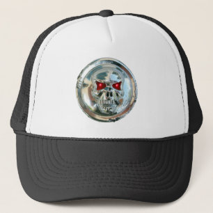 CHROME SKULL TRUCKERKEPS