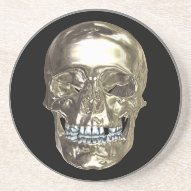 Chrome Skull-Underlägg Underlägg (Framsidan)
