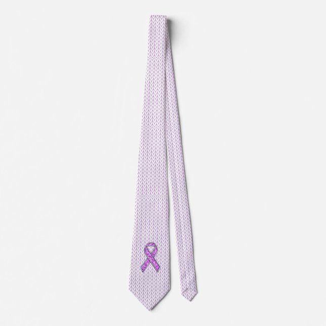 Chrome Stil Crystal Rosa Ribbon Awareness Sticka Slips (Framsida)