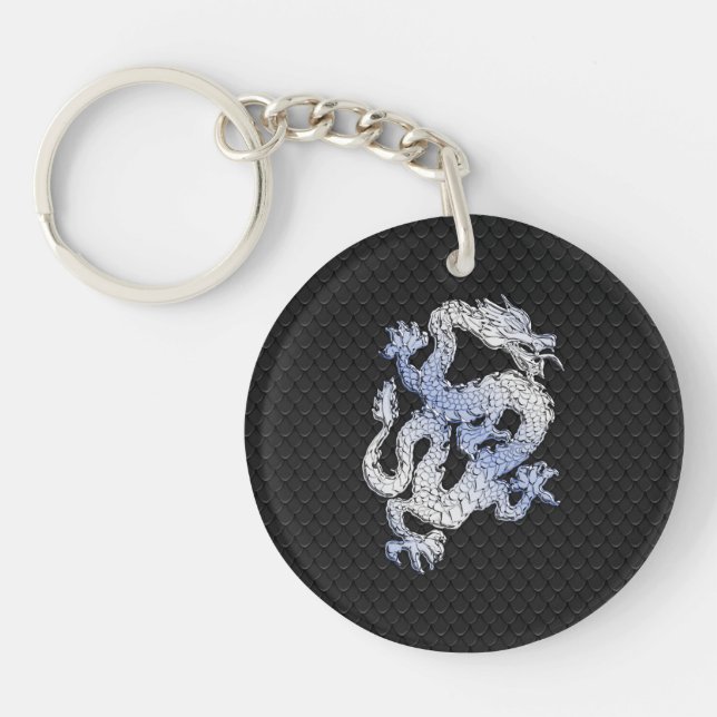Chrome Stil Dragon in Black Snake Skin Print (Framsidan)