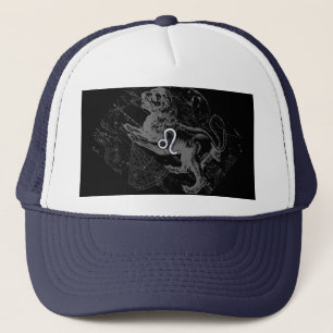 Chrome Stil Leo Zodiac Sign på Hevelius Keps