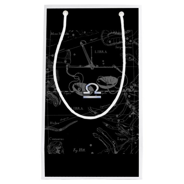 Chrome Stil Libra Zodiac-tecken på Hevelius (Framsidan)