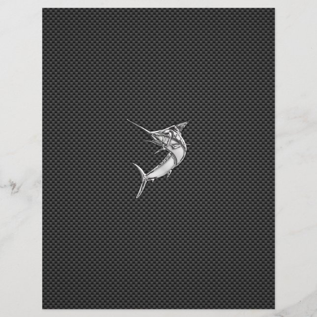 Chrome Stil Marlin on Carbon Fiber (Framsida)