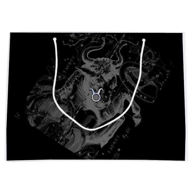 Chrome Taurus Zodiac-tecken på Hevelius Stil (Framsidan)