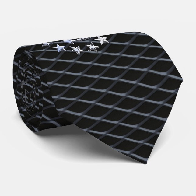Chrome Yacht Naval-Flagga på bilgaller Slips (Rullad)