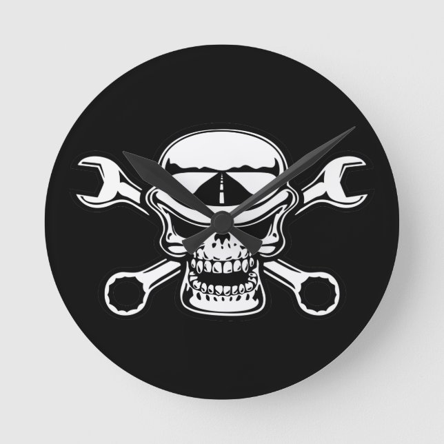 Chromeboy Kor-Wrenches Rund Klocka (Framsida)