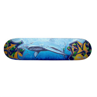 Chromie Da haj Old School Skateboard Bräda 21,6 Cm