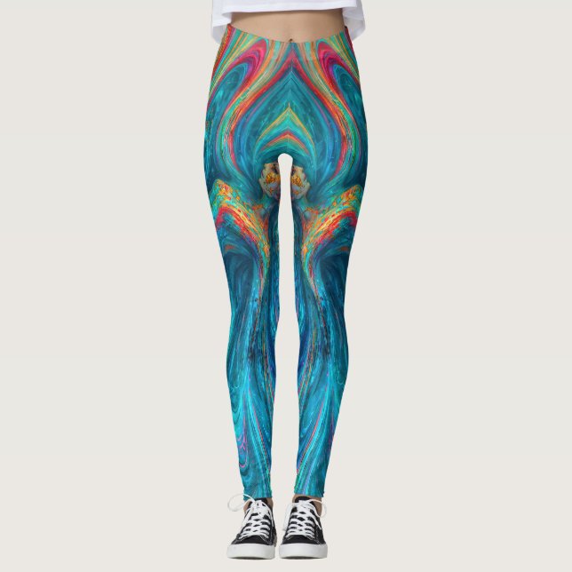 ’Chromisca’ - Fluid Enchantress Porträtt Leggings (Framsida)