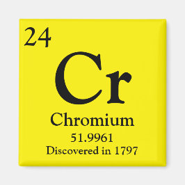 Chromium Periodic Bord Magnet