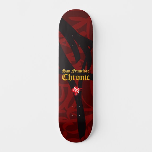 Chronic 49ers Färg Skateboard (Framsida)
