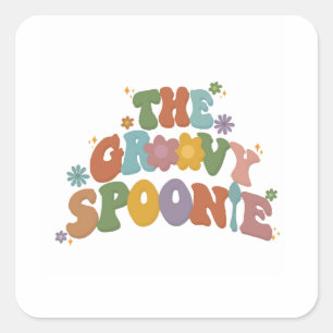 Chronic Sjukdom Spoonie Sticker Fyrkantigt Klistermärke
