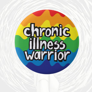 Chronic Sjukdom Warrior buton badge Knapp