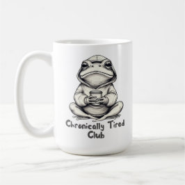 Chronically Tired Club Frog cups –  Coffee Frog Kaffemugg