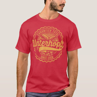 Chronisch Total Unterhopft Beer Drinker Beer Bottl T Shirt
