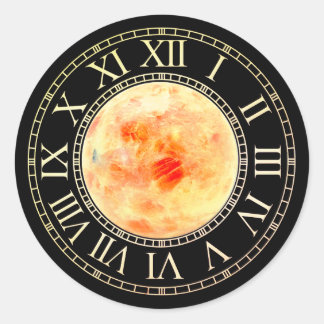 Chrono Mistica Sticker - Sunstone (B) Runt Klistermärke