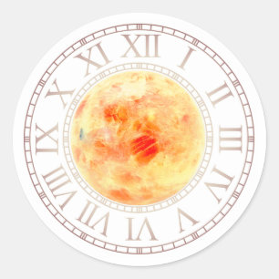 Chrono Mistica Sticker - Sunstone (V) Runt Klistermärke