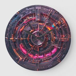 Chrono Nexus: Cybertech Retro Portal Stor Klocka