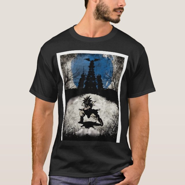 Chrono Trigger Art - Tyst protagonist T Shirt (Framsida)