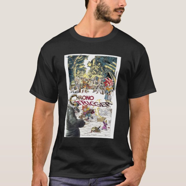 Chrono Trigger Montage Classic T Shirt (Framsida)