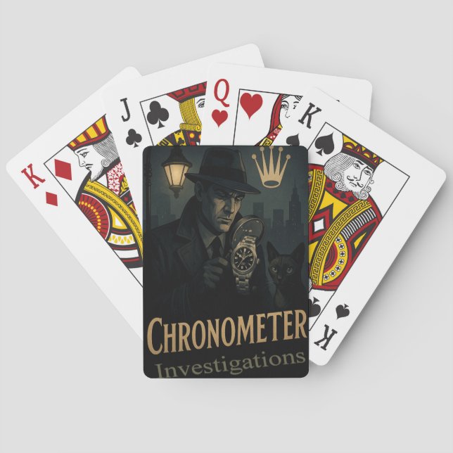 Chronometer Investigations spelkort (Baksidan)