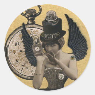 Chrononaut Runt Klistermärke