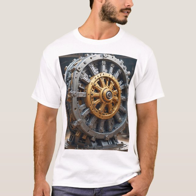 Chronos Engine: Revolutionerande tidsbegränsning T Shirt (Framsida)