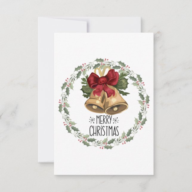 Chrstmas Hälsning-kort nr 37 Kort (Framsida)