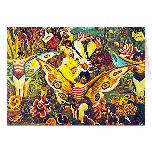 CHRYSALIS & FJÄRIL HÄLSNINGSKORT (Framsidan Horizontal)