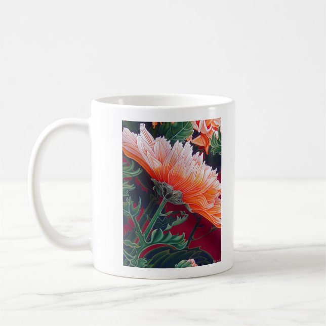 Chrysanthemum 11 oz Classic Mugg (Vänster)