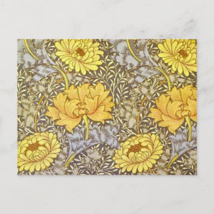 Chrysanthemum av William Morris Vykort
