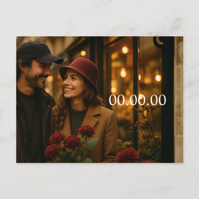 Chrysanthemum COLLECTION Meddelande Vykort (Framsida)