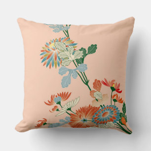 Chrysanthemum Flower, japansk design Kudde