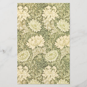 Chrysanthemum Flower Mönster (av William Morris) Brevpapper