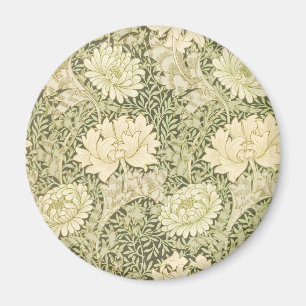Chrysanthemum Flower Mönster (av William Morris) Magnet