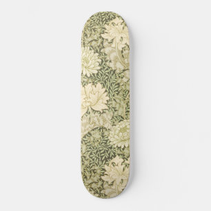Chrysanthemum Flower Mönster (av William Morris) Mini Skateboard Bräda 18,5 Cm