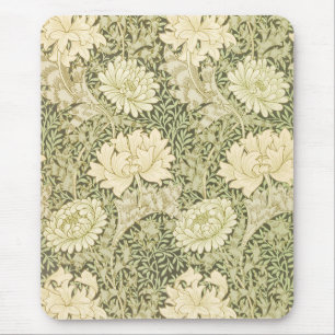 Chrysanthemum Flower Mönster (av William Morris) Musmatta