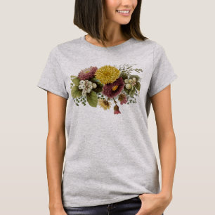 Chrysanthemum Flower Morsa Blommigt T Shirt