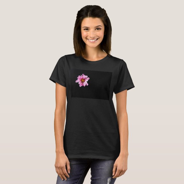 Chrysanthemum Flower wccna T Shirt (Hel framsida)