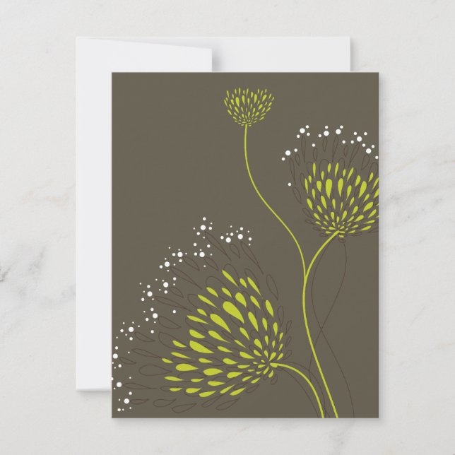 Chrysanthemum Flowers Blommigt Elegant bröllop OSA (Framsida)