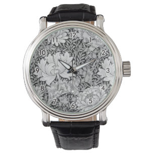 Chrysanthemum Grått, William Morris Armbandsur