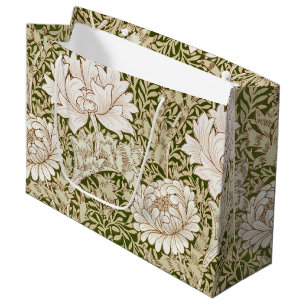 Chrysanthemum Guld, William Morris Large Gift Bag