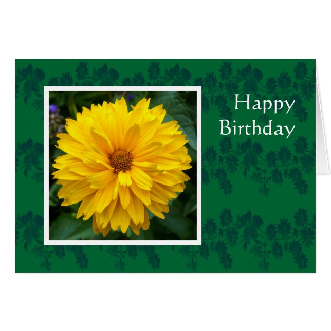 Chrysanthemum Hälsningskort (Framsidan Horizontal)